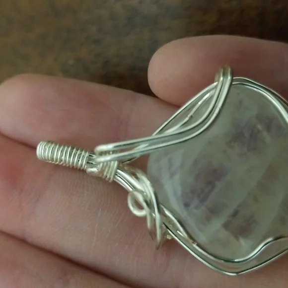 square moonstone wire wrapped - Picture 5 of 6